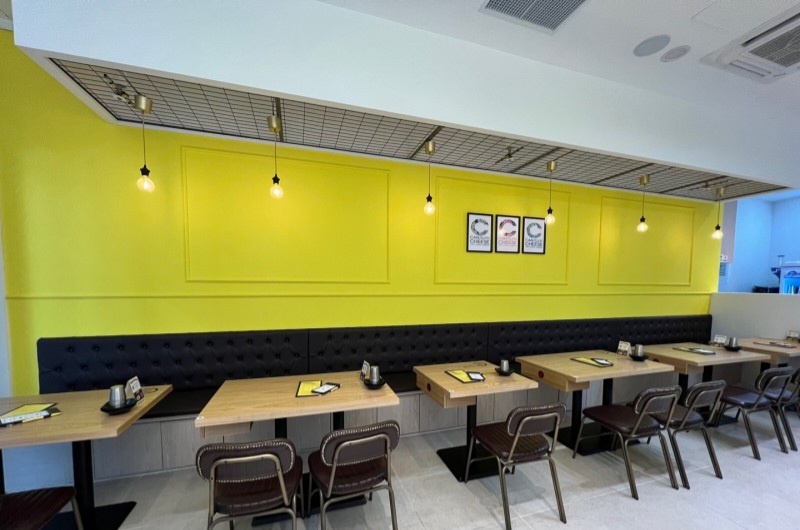 Cheeze Loves Jjimdak dining area